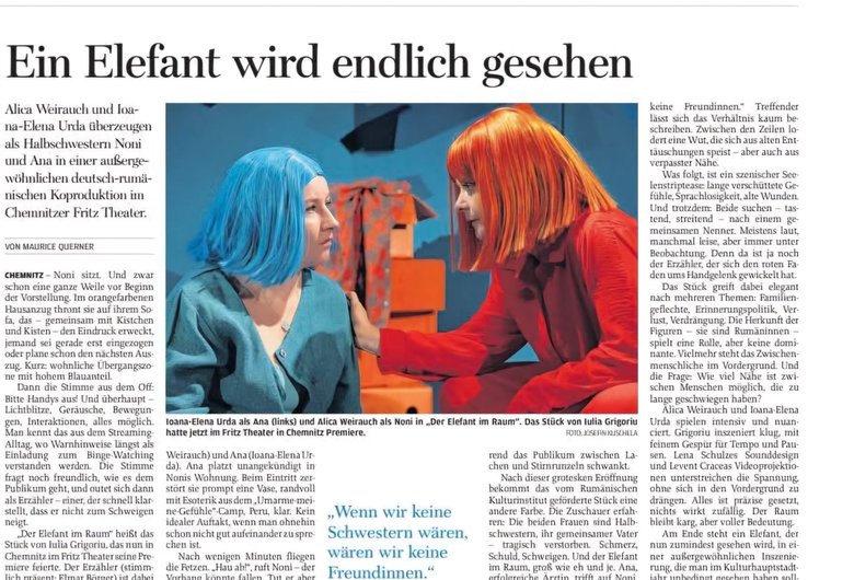 Freie Presse Elefant im Raum