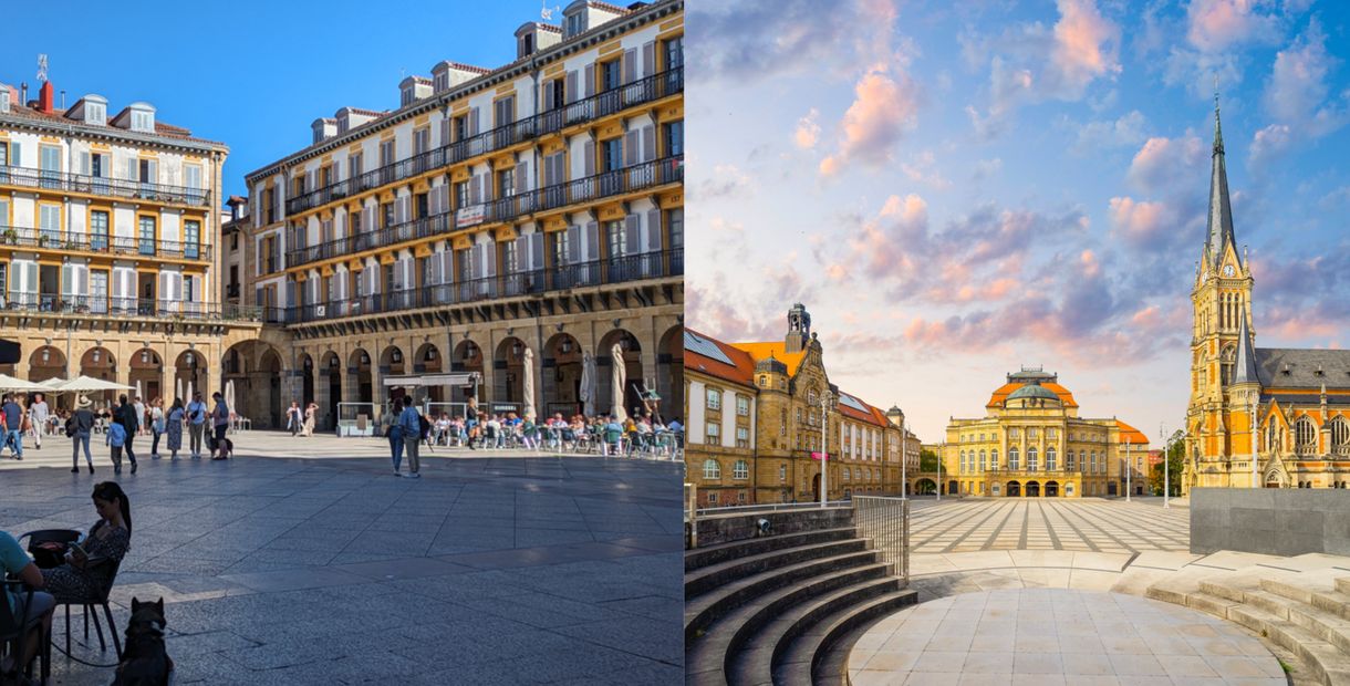 Biskaya statt Chemnitz, Chemnitz statt Minsk