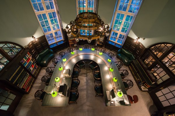 Lesesaal der Ratsschulbibliothek Zwickau.