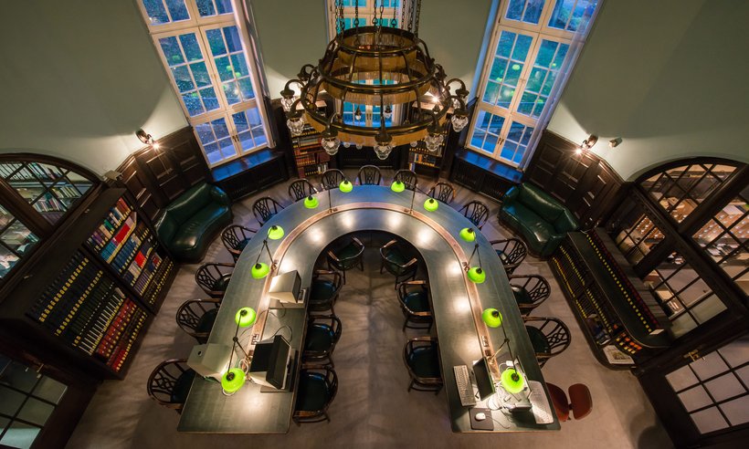 Lesesaal der Ratsschulbibliothek Zwickau.