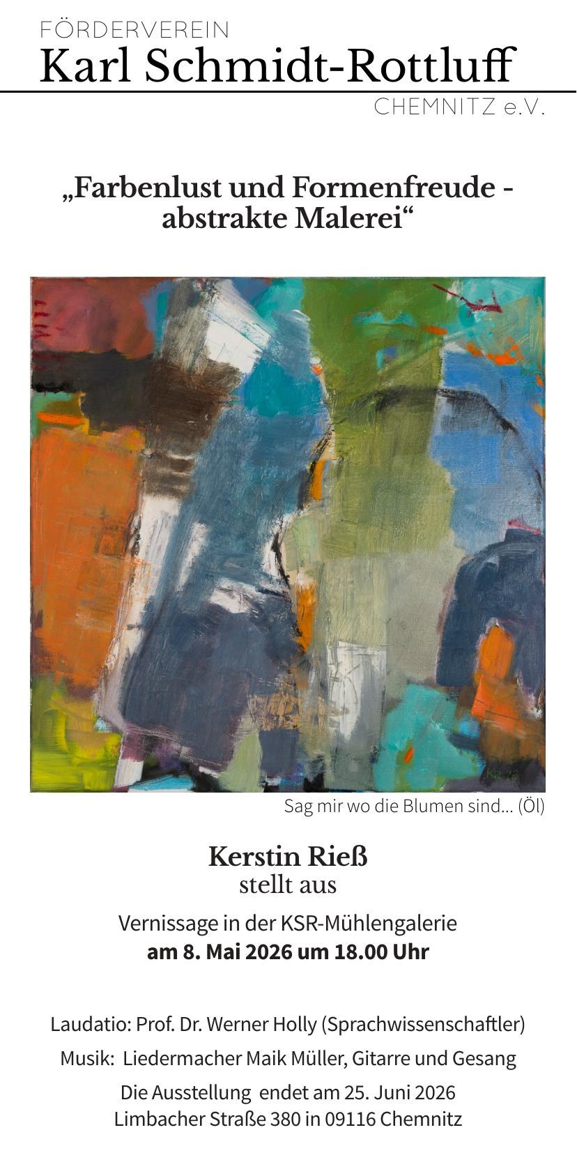 "Farbenlust und Formenfreude" - abstrakte Malerei