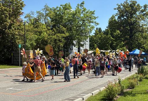 Hang zur Kultur am 23. Mai 2026 - Ankunft der Demo "Mehr Blumen statt Beton"