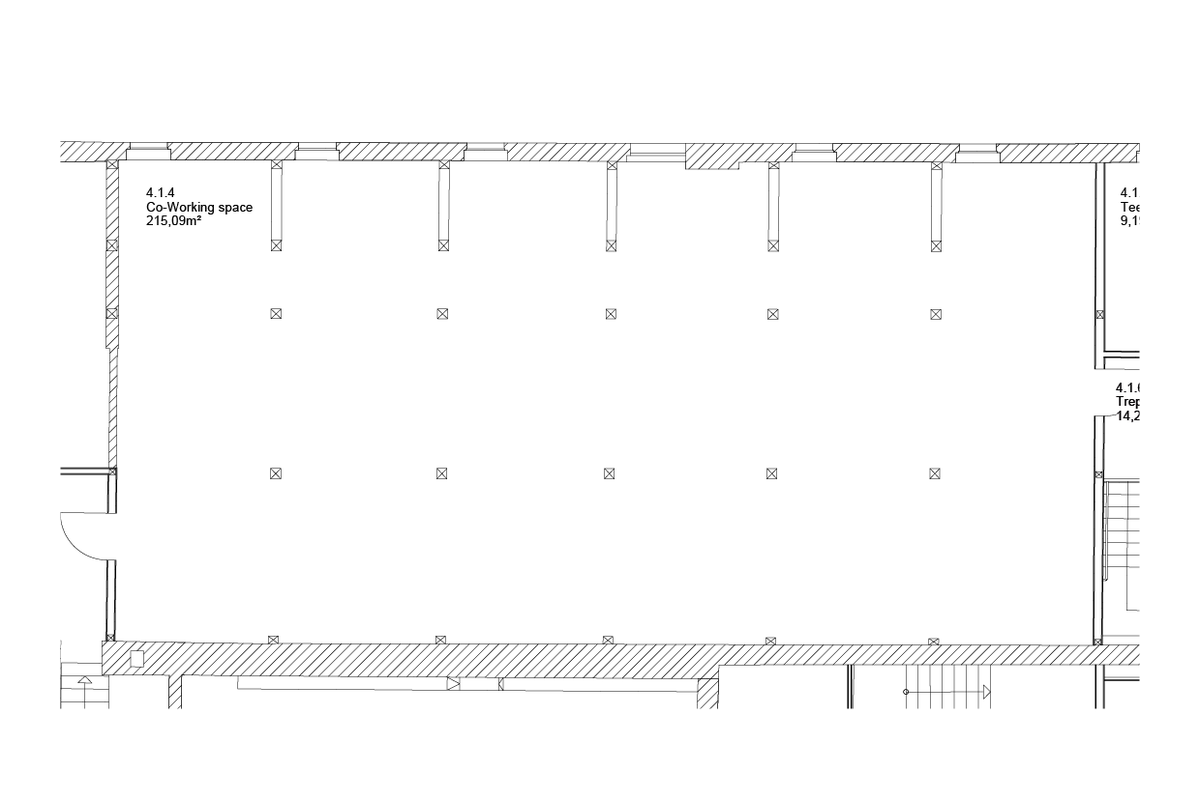 Raumplan Grundriss Haus A Coworking A4.14