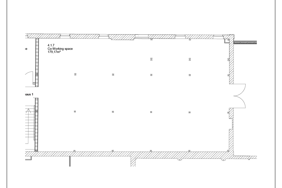Raumplan Grundriss Haus A Coworking A4.17