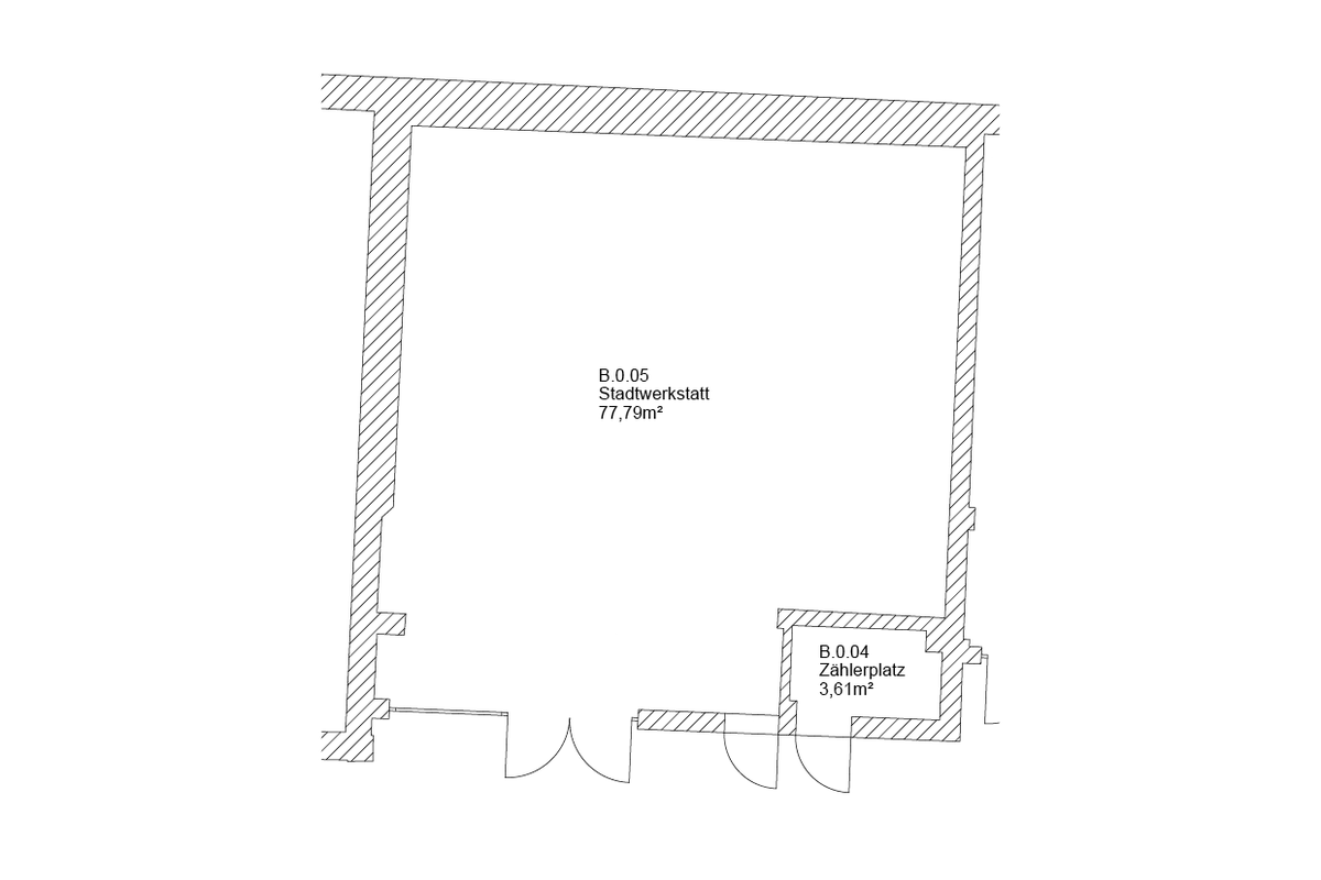 Raumplan Grundriss Haus B Stadtwerkstatt B0.05
