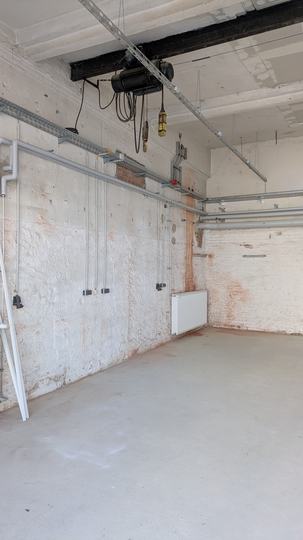 Blick in den Raum B0.06, Werkstatt