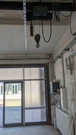 Blick in den Raum B0.06, Werkstatt