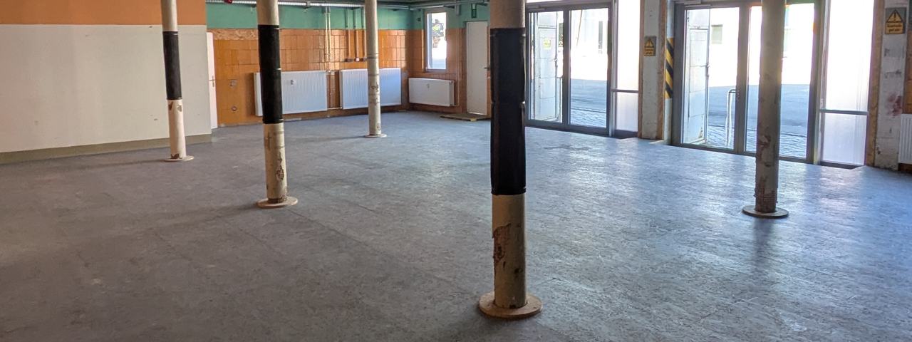 Blick in den Raum B0.08, Werkstatt