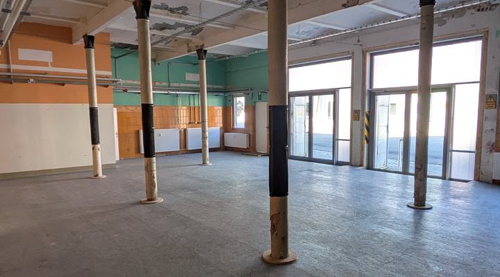 Blick in den Raum B0.08, Werkstatt