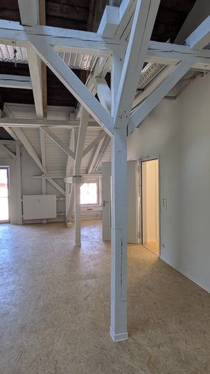 Blick in den Raum B1.01, Atelier