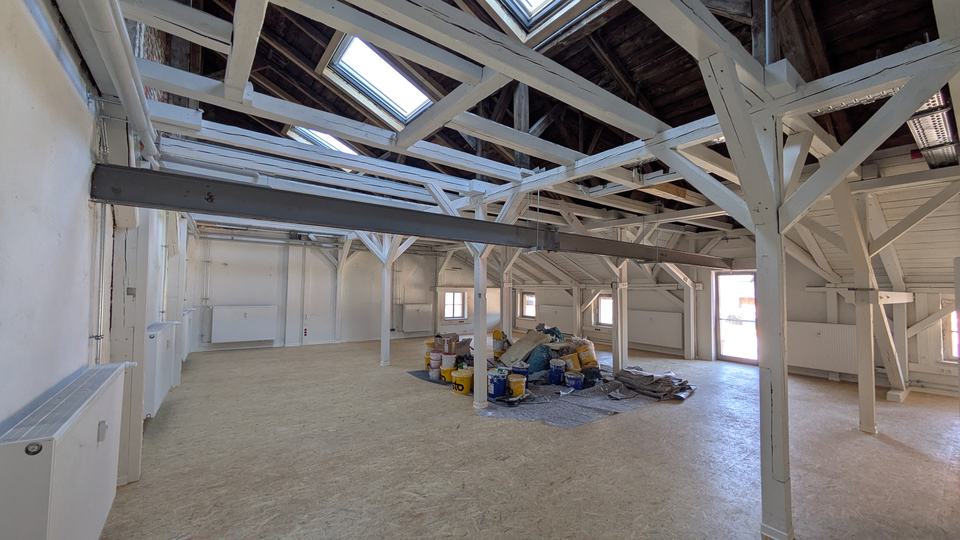 Blick in den Raum B1.01, Atelier