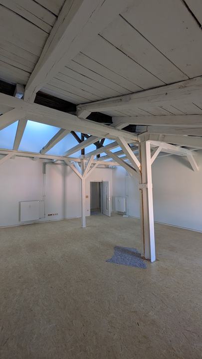Blick in den Raum B1.08, Atelier, Büro