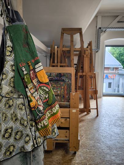 Blick in die Chemnitzer Kunstfabrik in den Räumen der Stadtwirtschaft