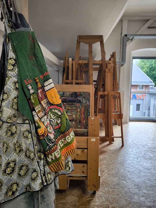 Blick in die Chemnitzer Kunstfabrik in den Räumen der Stadtwirtschaft