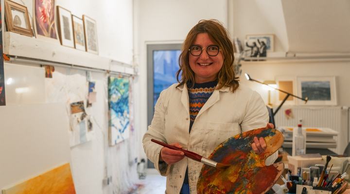 Künstlerin und Kunstvermittlerin Marina Klavina, Porträt