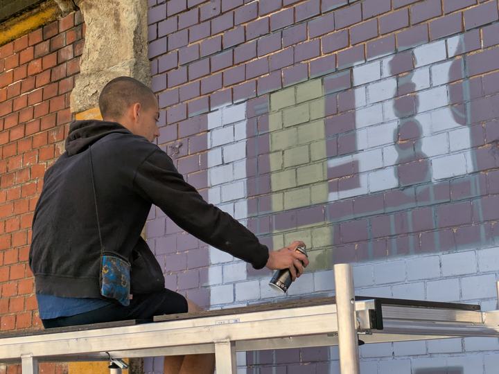 Gestaltung von Fassade 5 in der Stadtwirtschaft durch Tim Petrovitsch