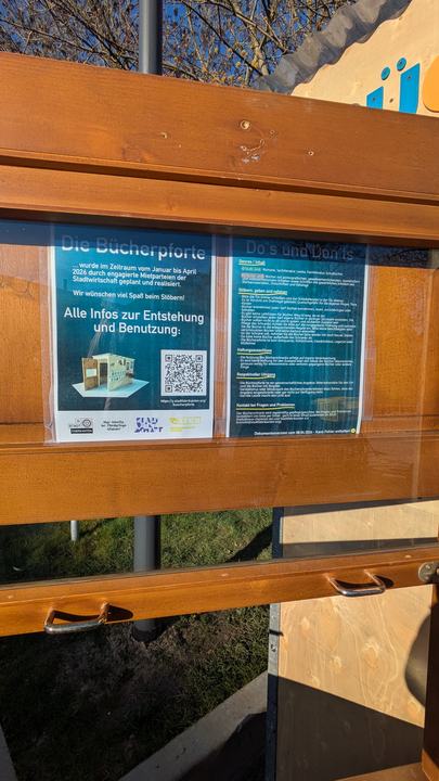 Eröffnung der Bücherpforte in der Stadtwirtschaft am 8. April 2026