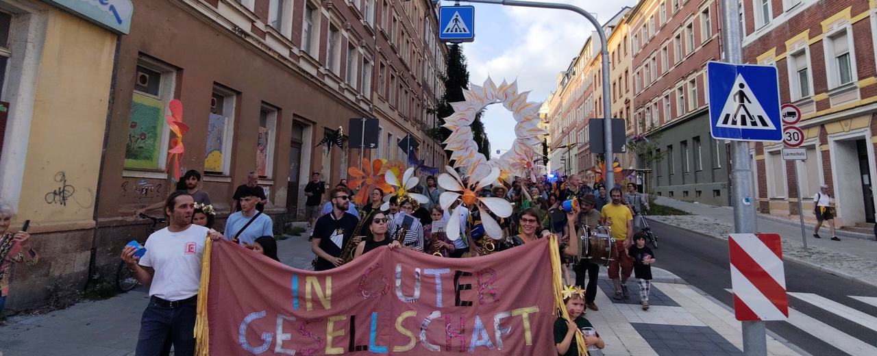Demonstration auf dem Sonnenberg zum Hang zur Kultur 2025
