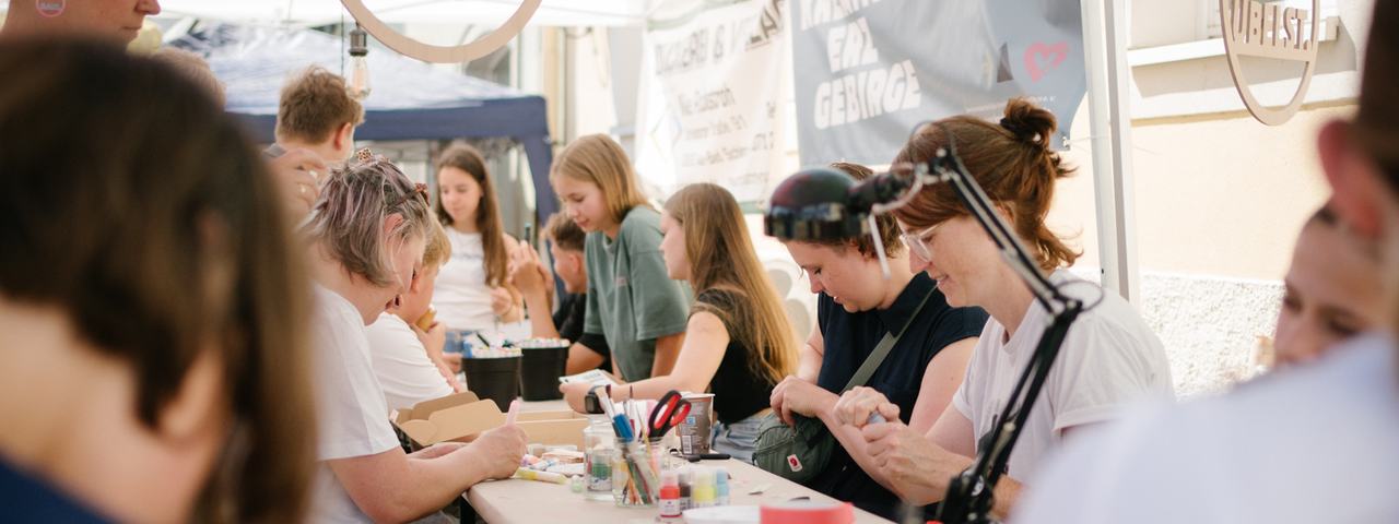Open-Air-Veranstaltung des KulturWerk Schneeberg