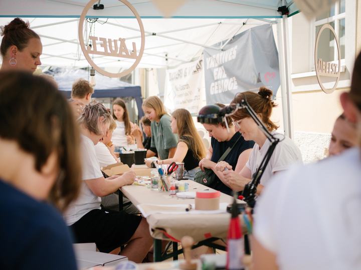 Open-Air-Veranstaltung des KulturWerk Schneeberg