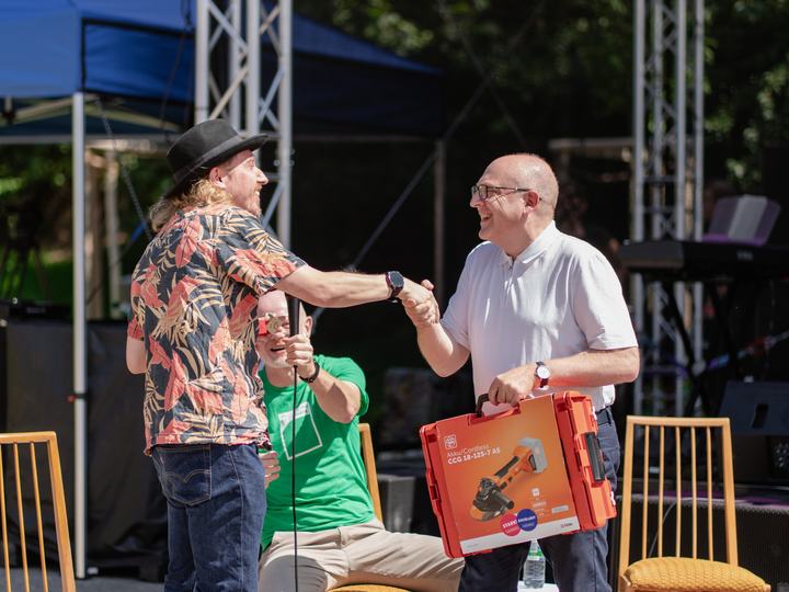 Auftritt Oberbürgermeister Sven Schulze