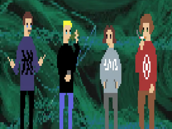 Pixelgrafik der Band The and the dead bitches