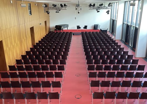 Schillersaal Maximalbestuhlung 252 Stühle
