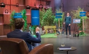 Audory-Gründer Max Rose vor den Investoren bei 
