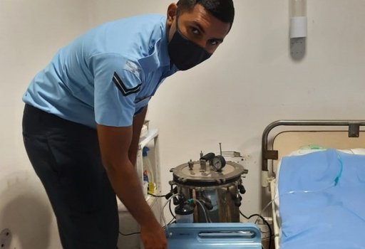 27 Sauerstoff-Konzentratoren spendete die BEAS GmbH gemeinsam mit Partnern - einige kamen in Delhi zum Einsatz