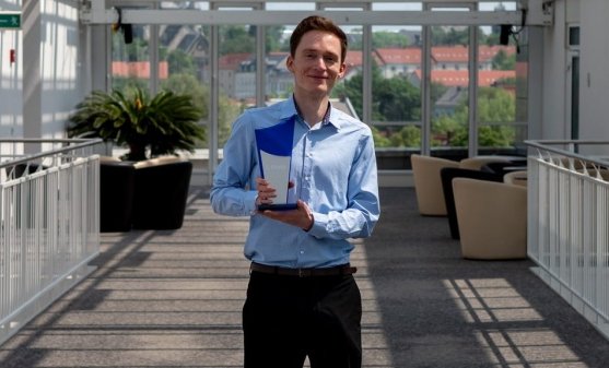 Beim SAXEED-Ideenwettbewerb gewann der Student der TU Chemnitz den 1. und 2. Platz in der Kategorie Studierende