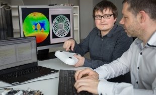 3dvisionlabs hat eine 180-Grad-3D-Kamera entwickelt. Foto: Lars Meinel.