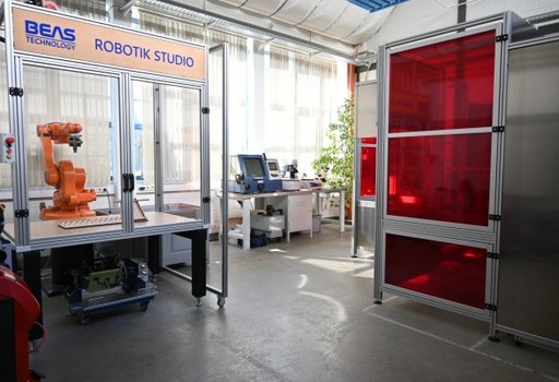 Blick ins Robotik-Studio der BEAS Technology GmbH