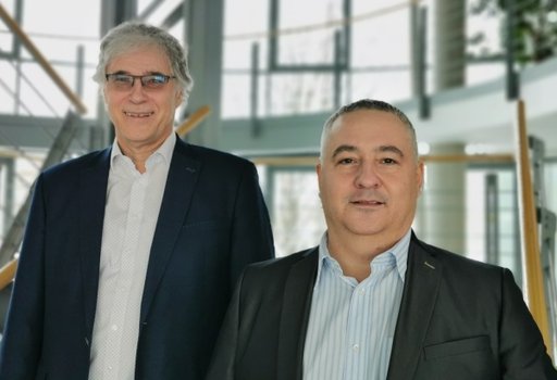 Dr. Helmut Geilert (l.) und René Schädlich