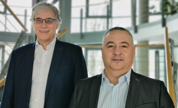 Dr. Helmut Geilert (l.) und René Schädlich