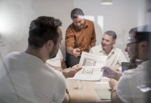 Kreativ&Söhne in ihren Büros am Brühl (Foto: Kreativ&Söhne)