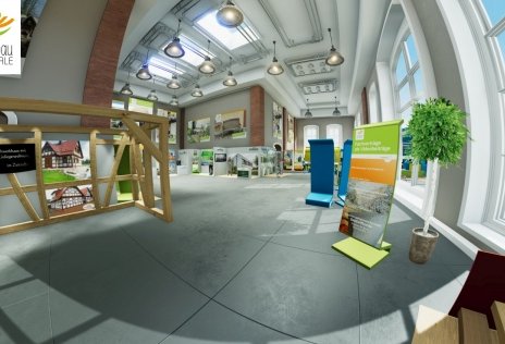 Die virtuelle Messeumgebung schuf das Chemnitzer Start-up VRENDEX