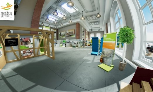 Die virtuelle Messeumgebung schuf das Chemnitzer Start-up VRENDEX