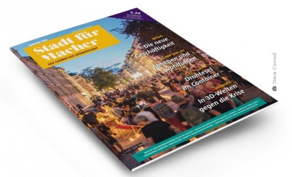 Titel des Gründermagazins Stadt für Macher