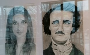 Bleistift-Porträts gehören zu den Highlights der aktuellen Ausstellung von Schülerarbeiten im TCC - Annaberger Straße.